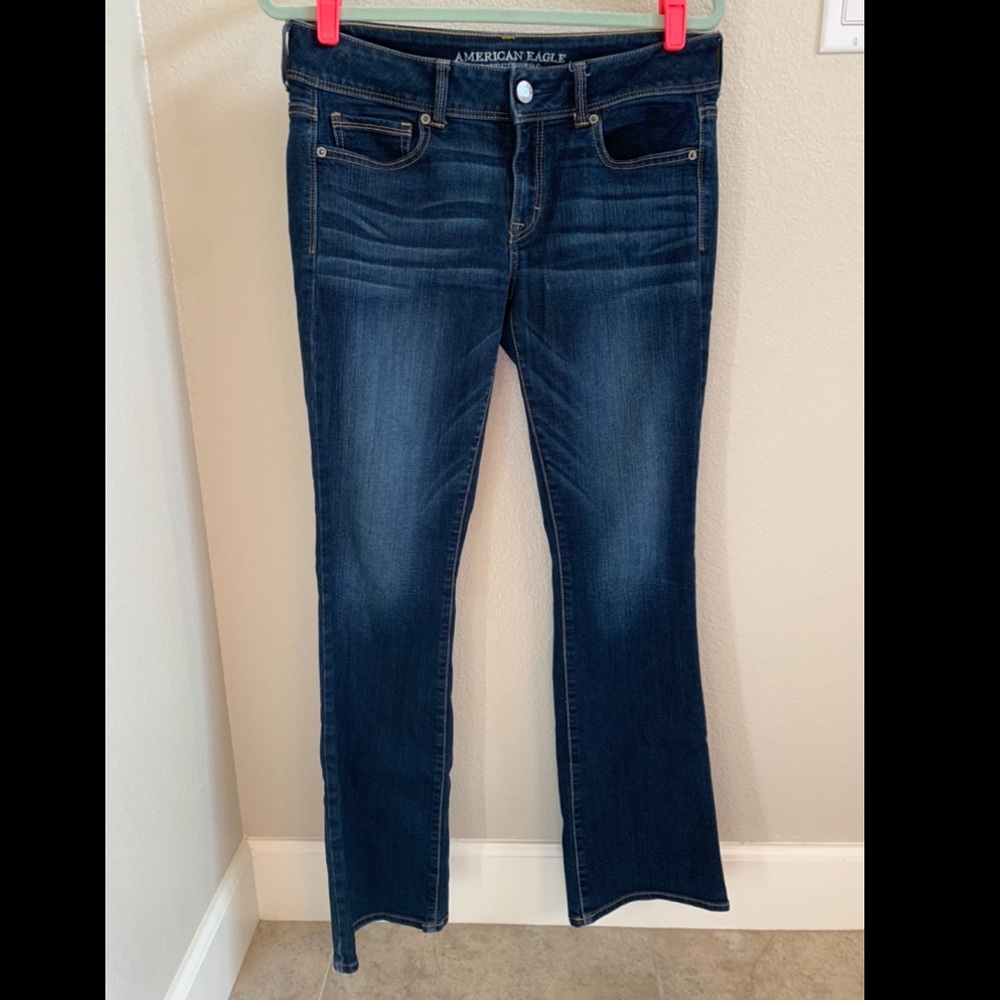 American Eagle Women’s Jeans, Kick Boot, 10 long